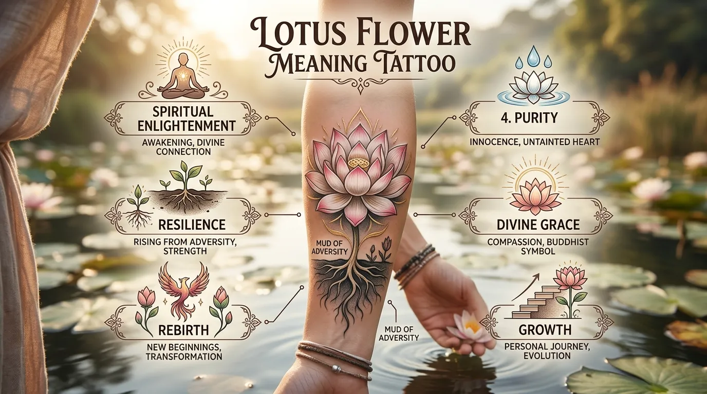 Lotus Flower Meaning Tattoo