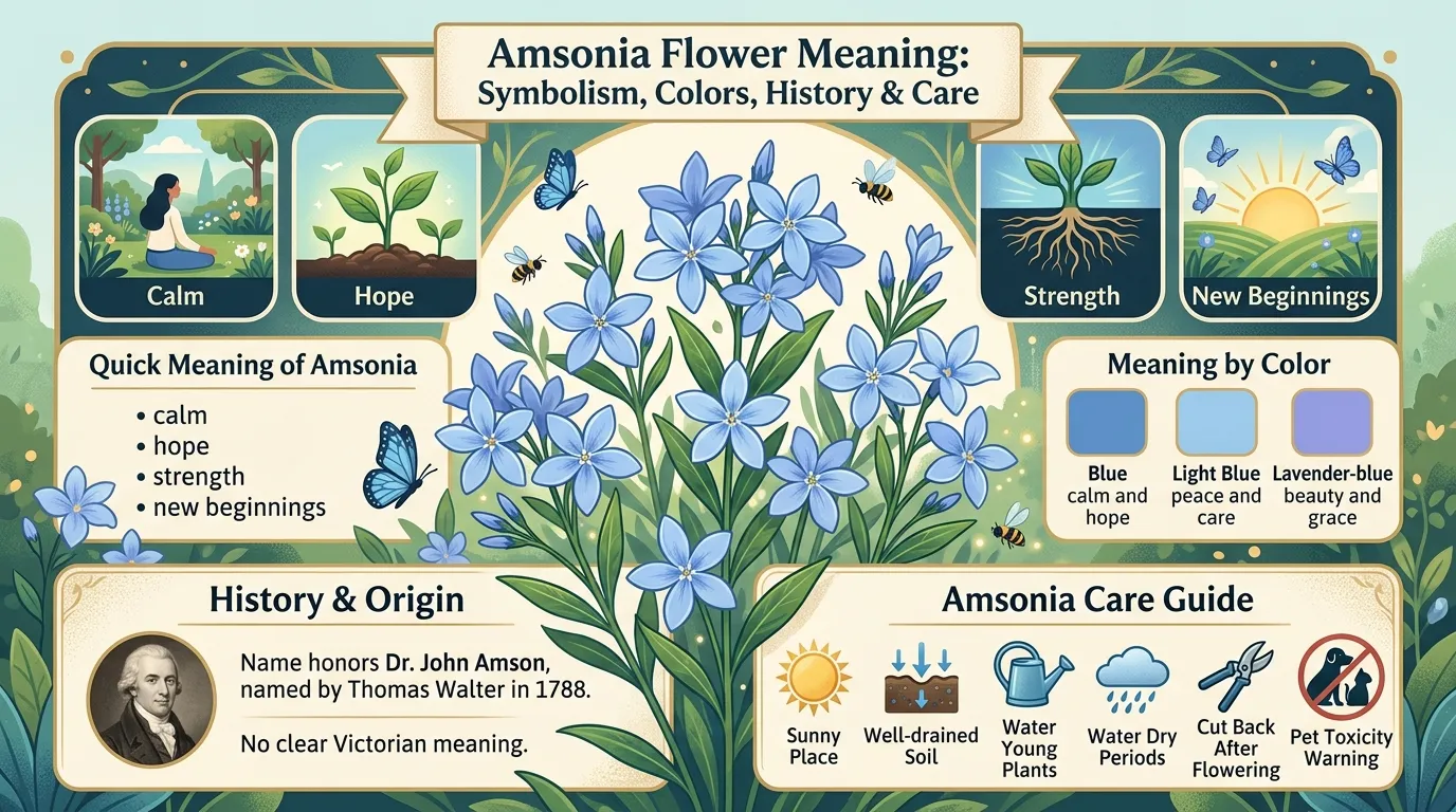 Amsonia flower meaning