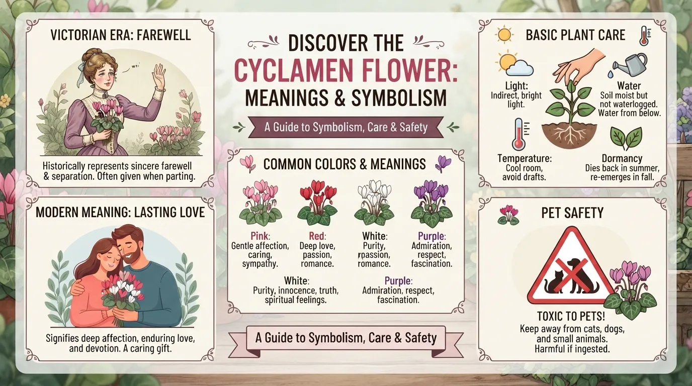 cyclamen flower meaning