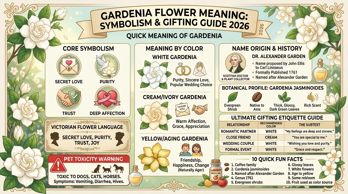 gardenia flower meaning