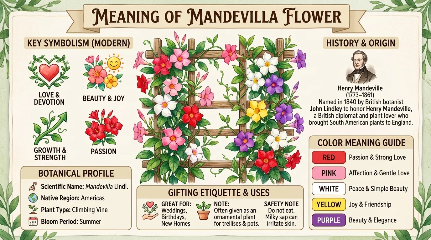 Mandevilla Flower Meaning