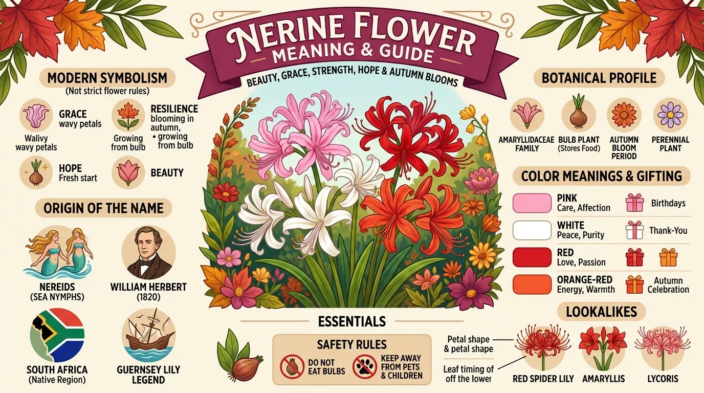 Nerine flower meaning