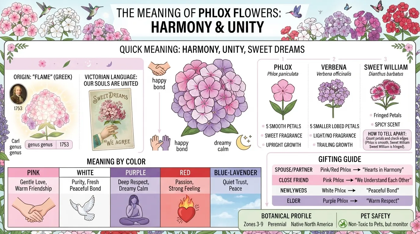 phlox flower meaning