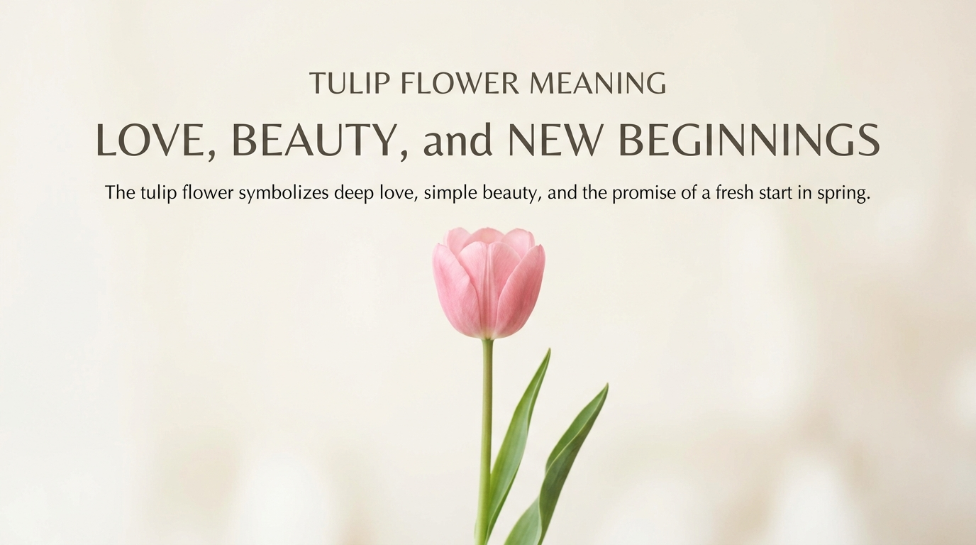 Tulip Flower Meaning