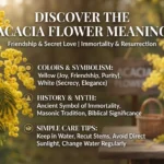 acacia flower meaning