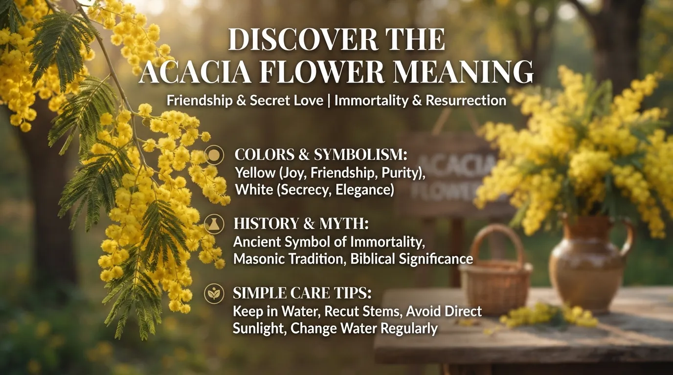 acacia flower meaning