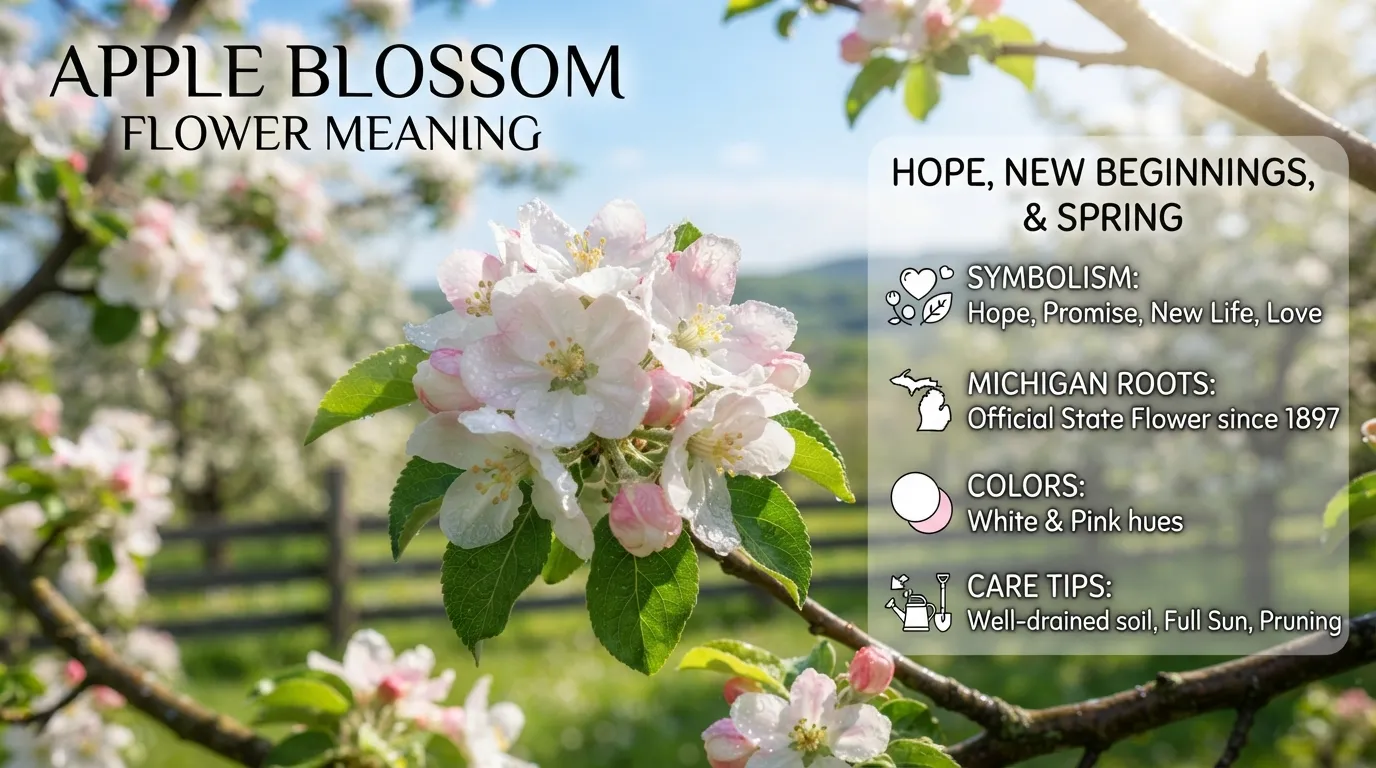 apple blossom flower meaning