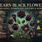 black flower meaning