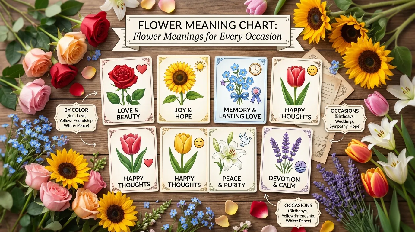 Flower Meaning Chart