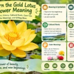 gold lotus flower meaning