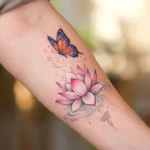 Lotus Flower and Butterfly Tattoo for Everyone