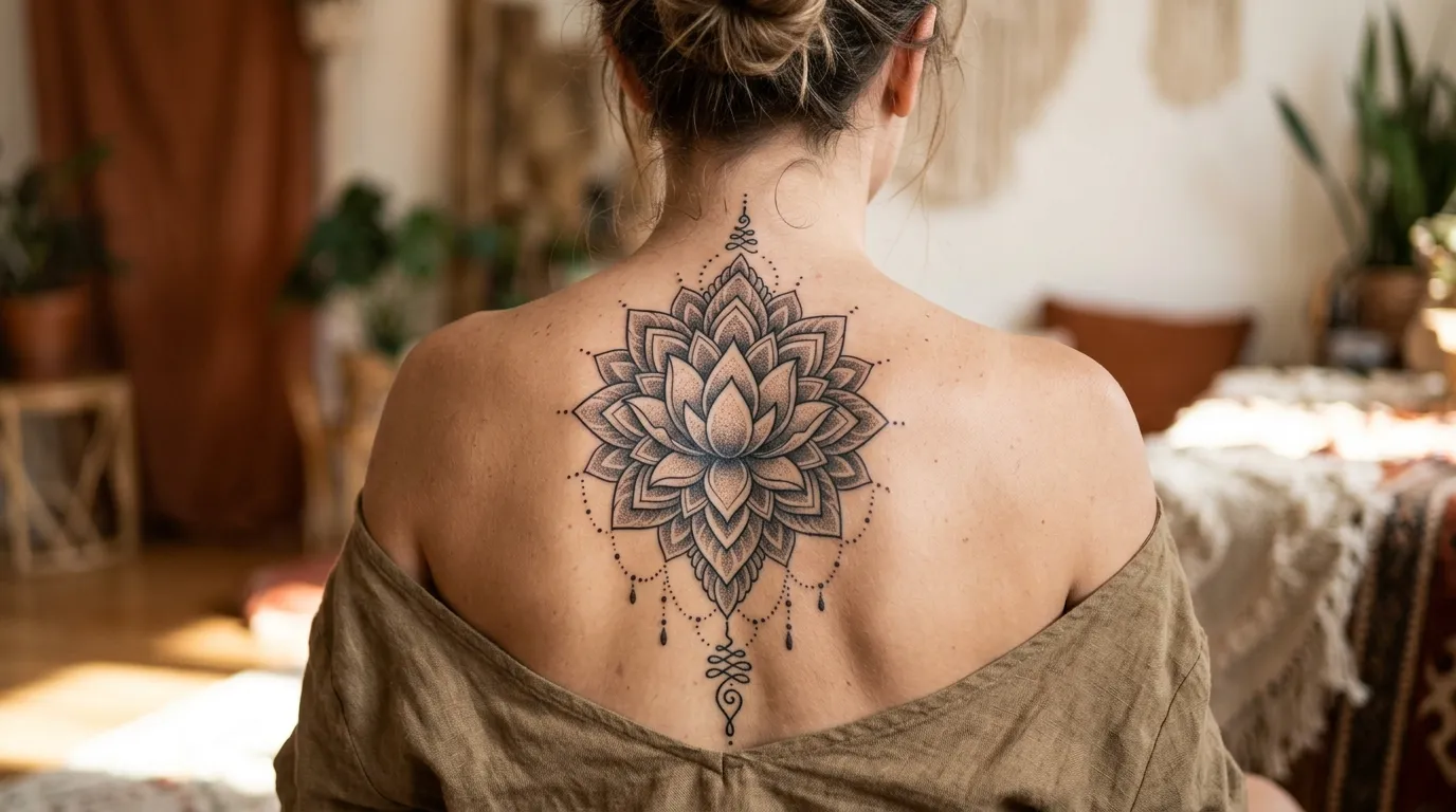 Mandala Lotus Flower Tattoo Meaning