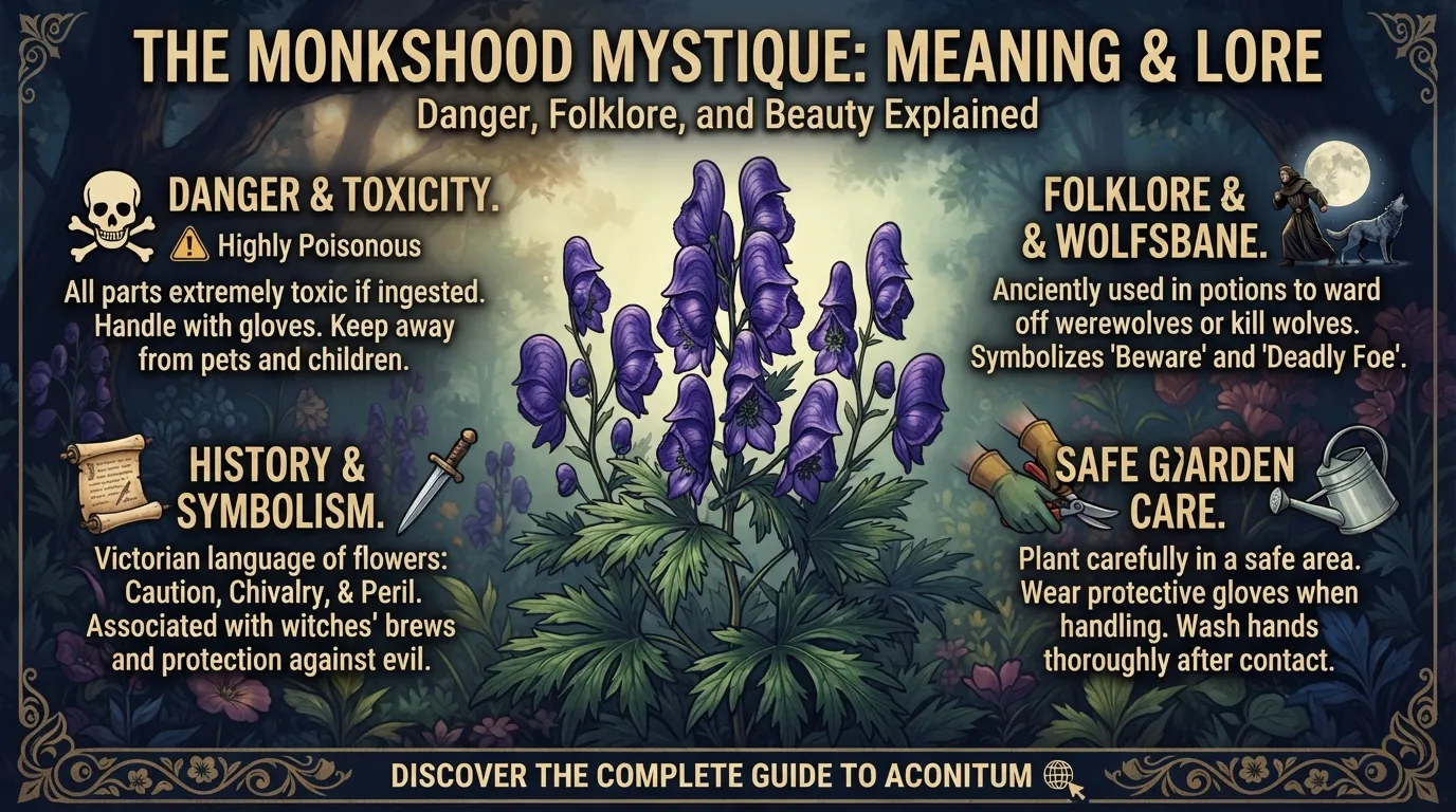 monkshood flower meaning