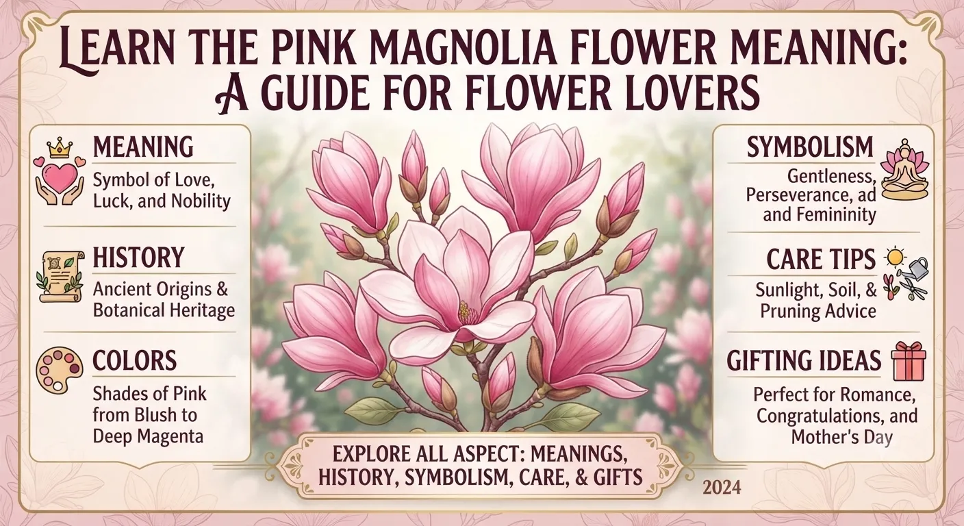 pink magnolia flower meaning