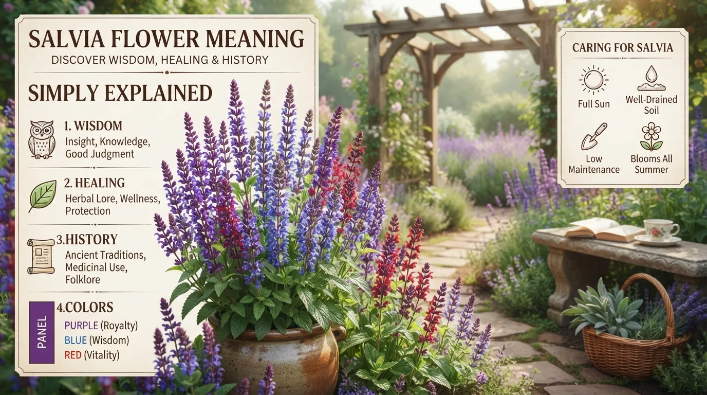 salvia flower meaning