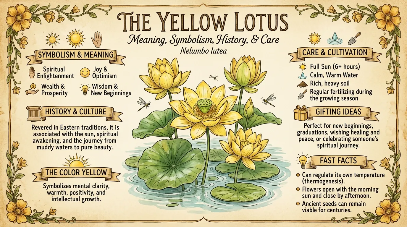 Yellow Lotus Flower Meaning
